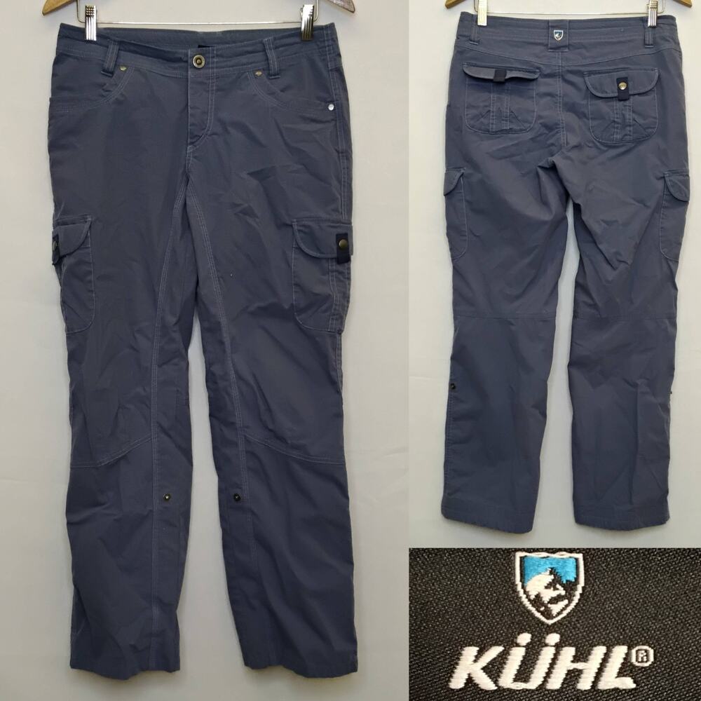 Kuhl Legendary Pants Women's 8 Short 32"x29" Light Blue Hiking Outdoor #J5614